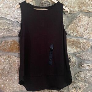 Banana Republic Black Sleeveless Muscle Tee